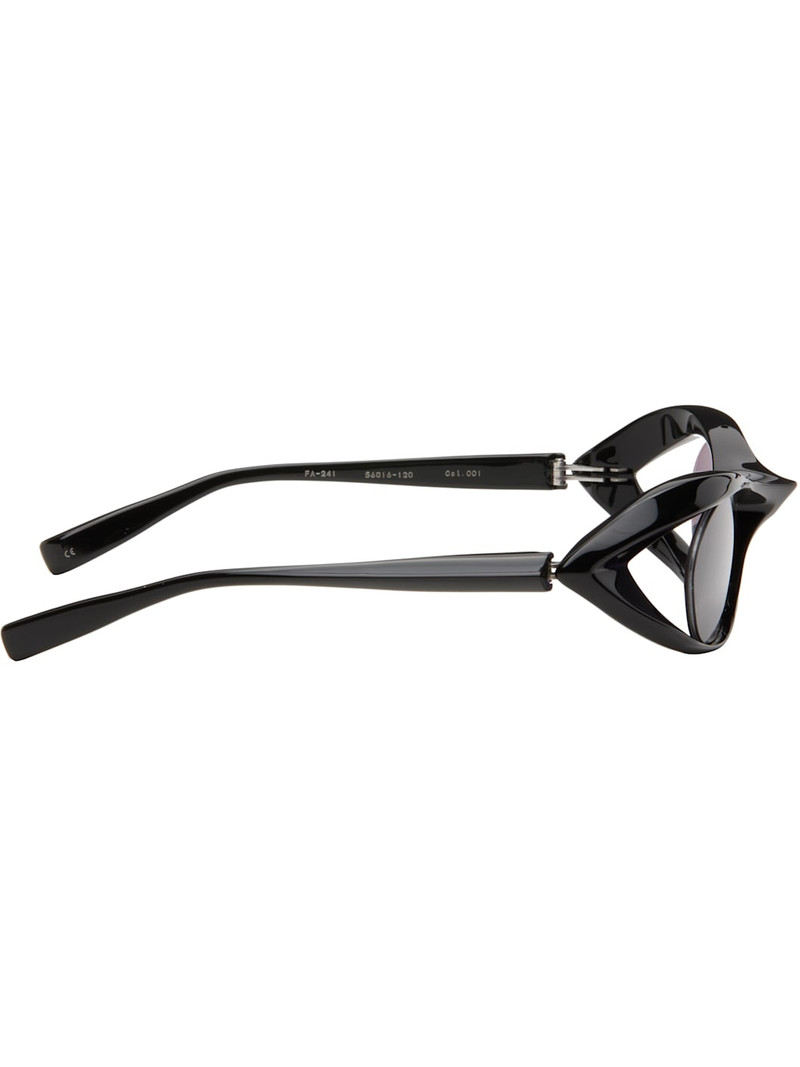 FACTORY900 SSENSE Exclusive Black FA-241 Sunglasses outlook