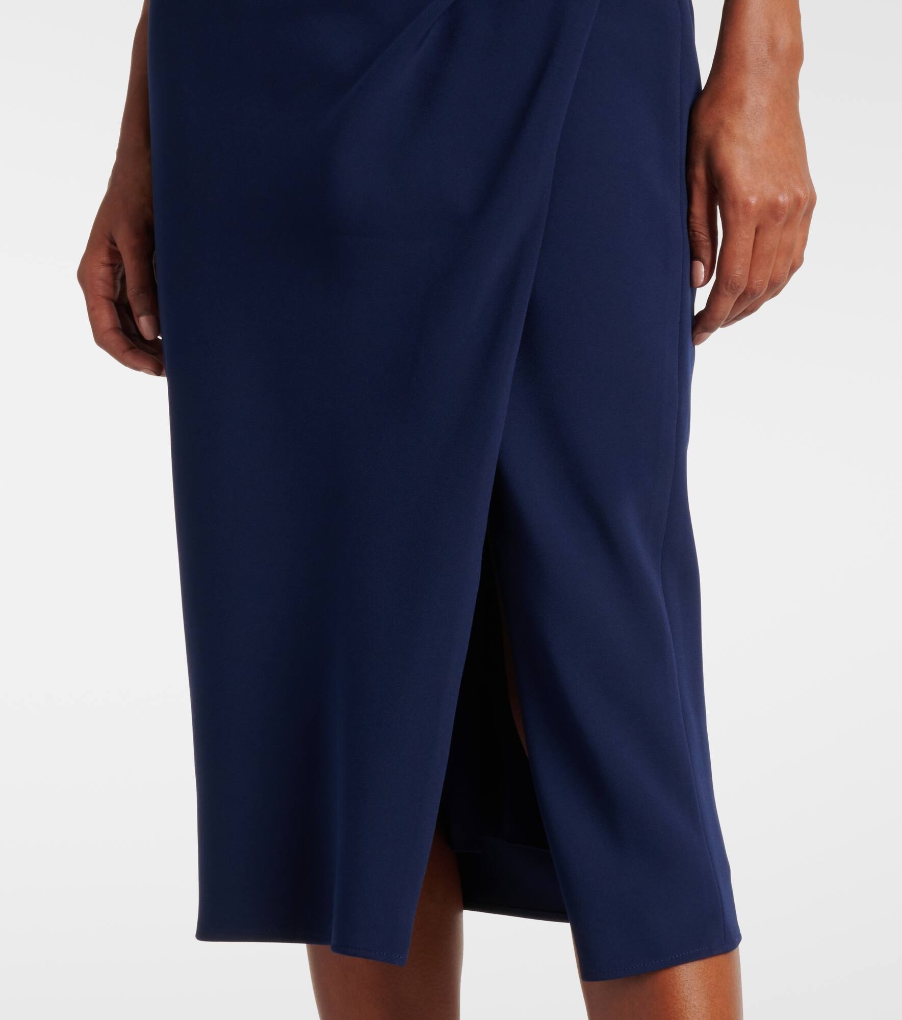 Draped midi dress - 5