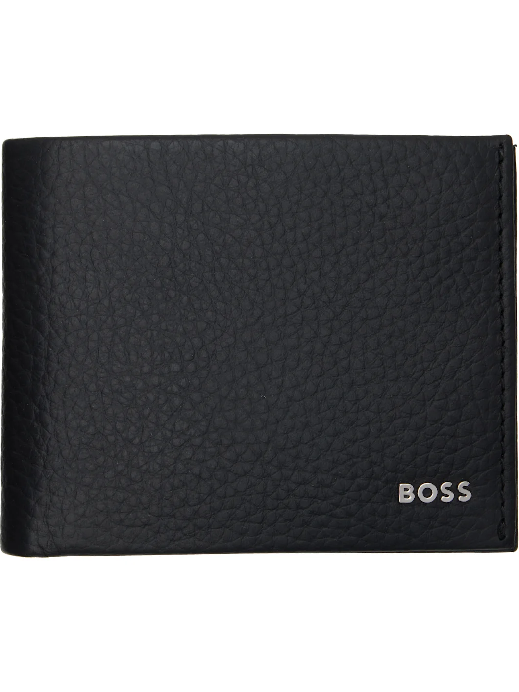 Black Logo-Lettering Wallet - 1