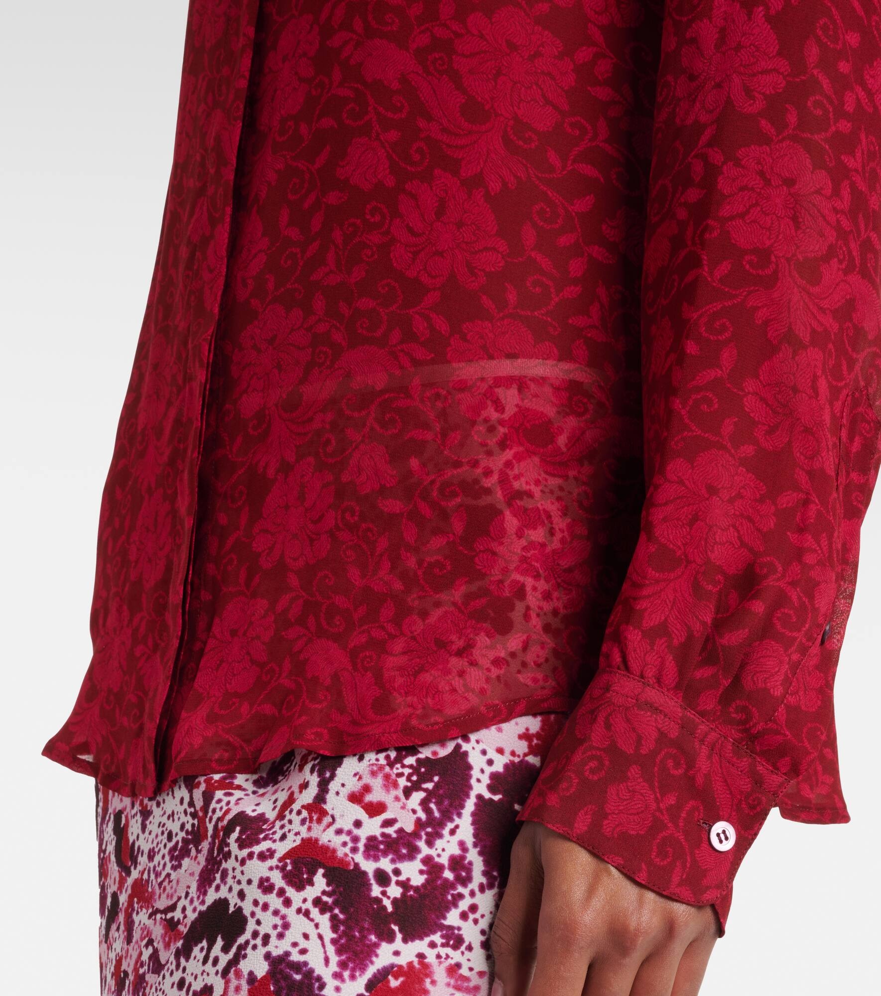 Floral jacquard shirt - 5