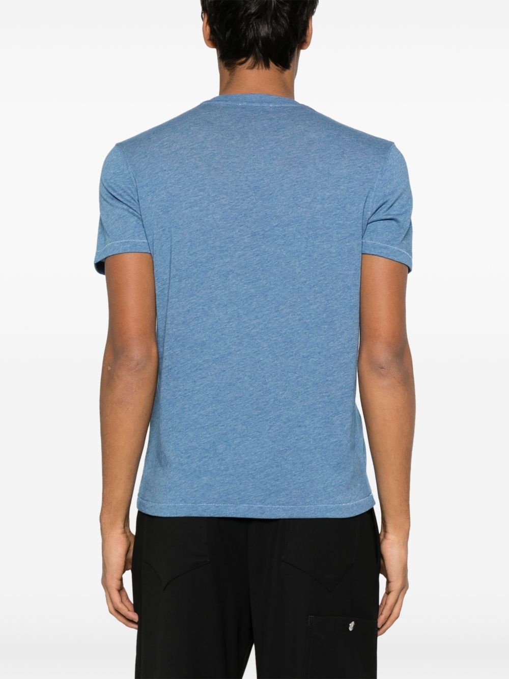 mélange-effect T-shirt - 3