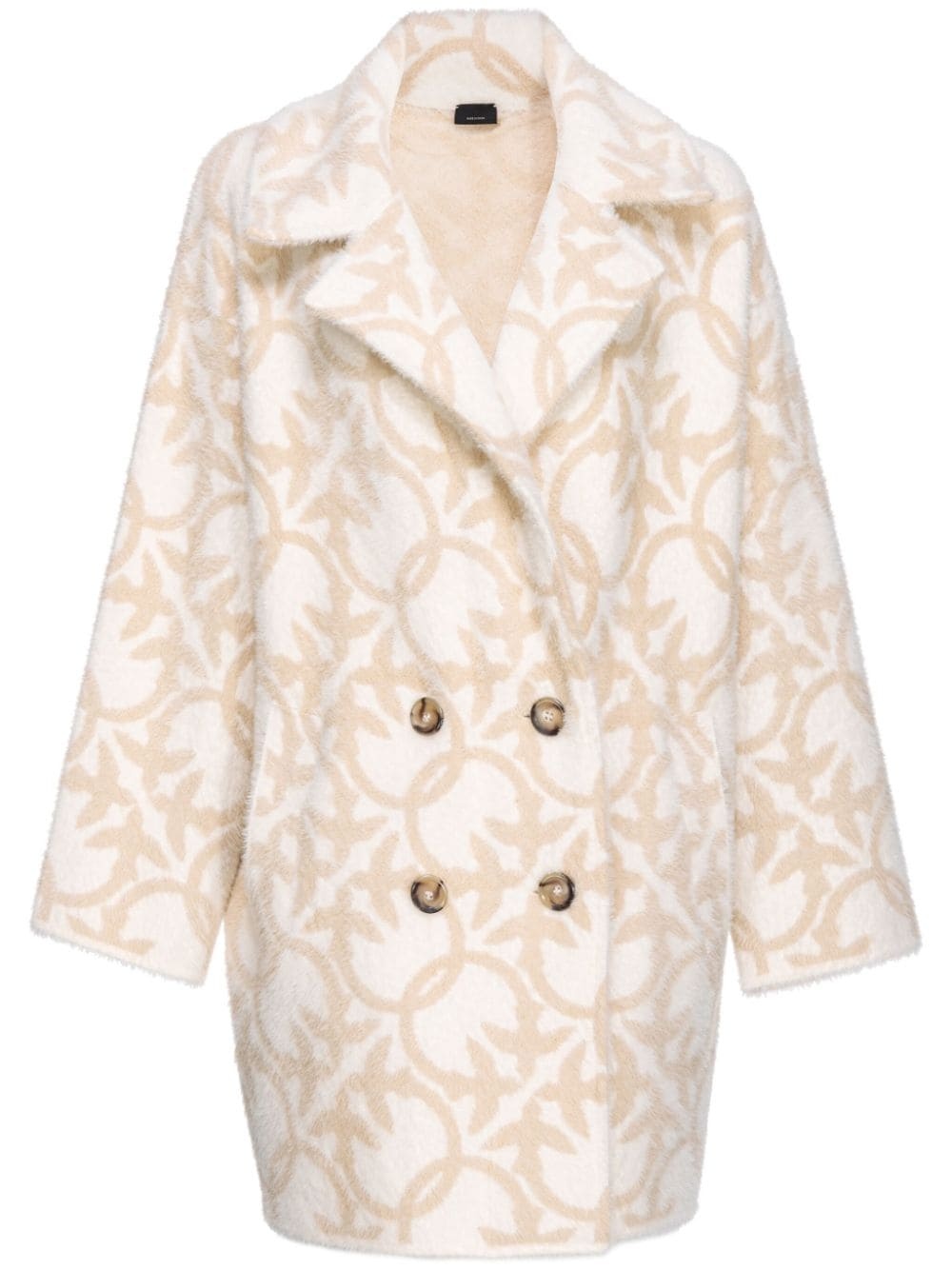 Love Birds double-breasted coat - 1