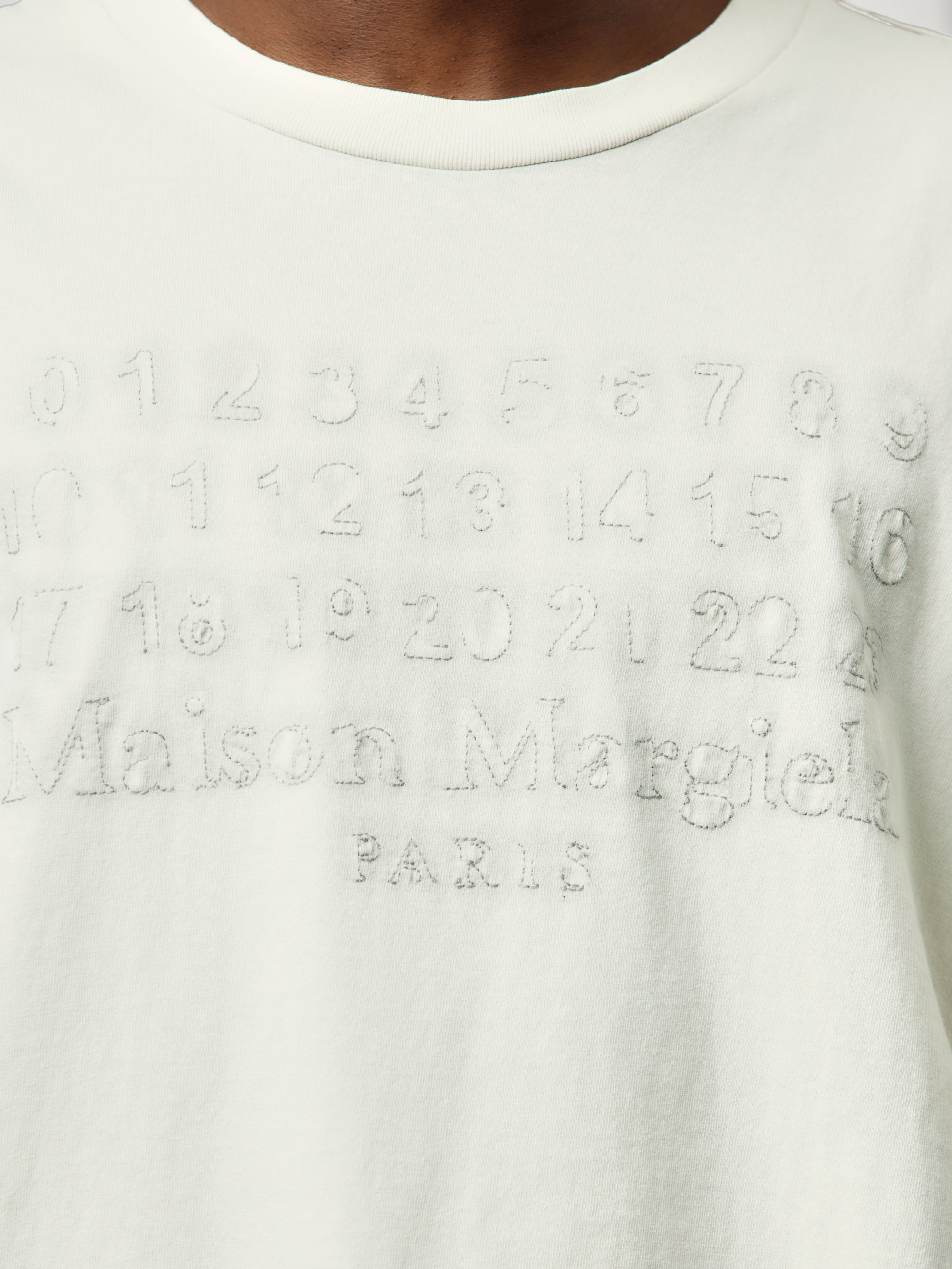 COTTON JERSEY T-SHIRT (ECRU) - 6
