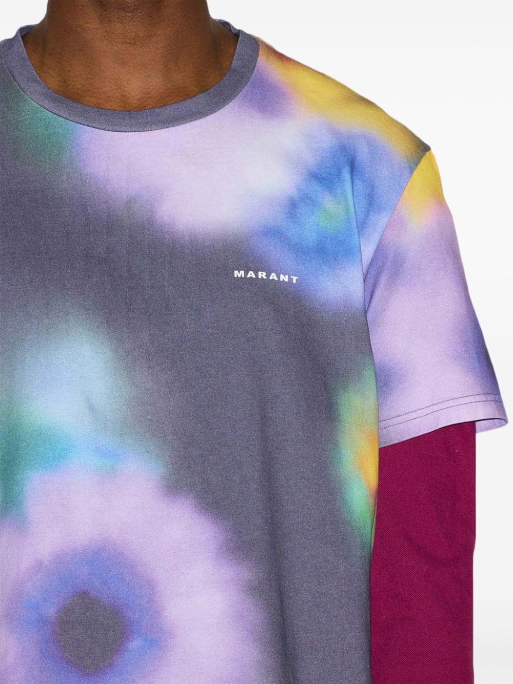 blur-effect logo-print T-shirt - 5