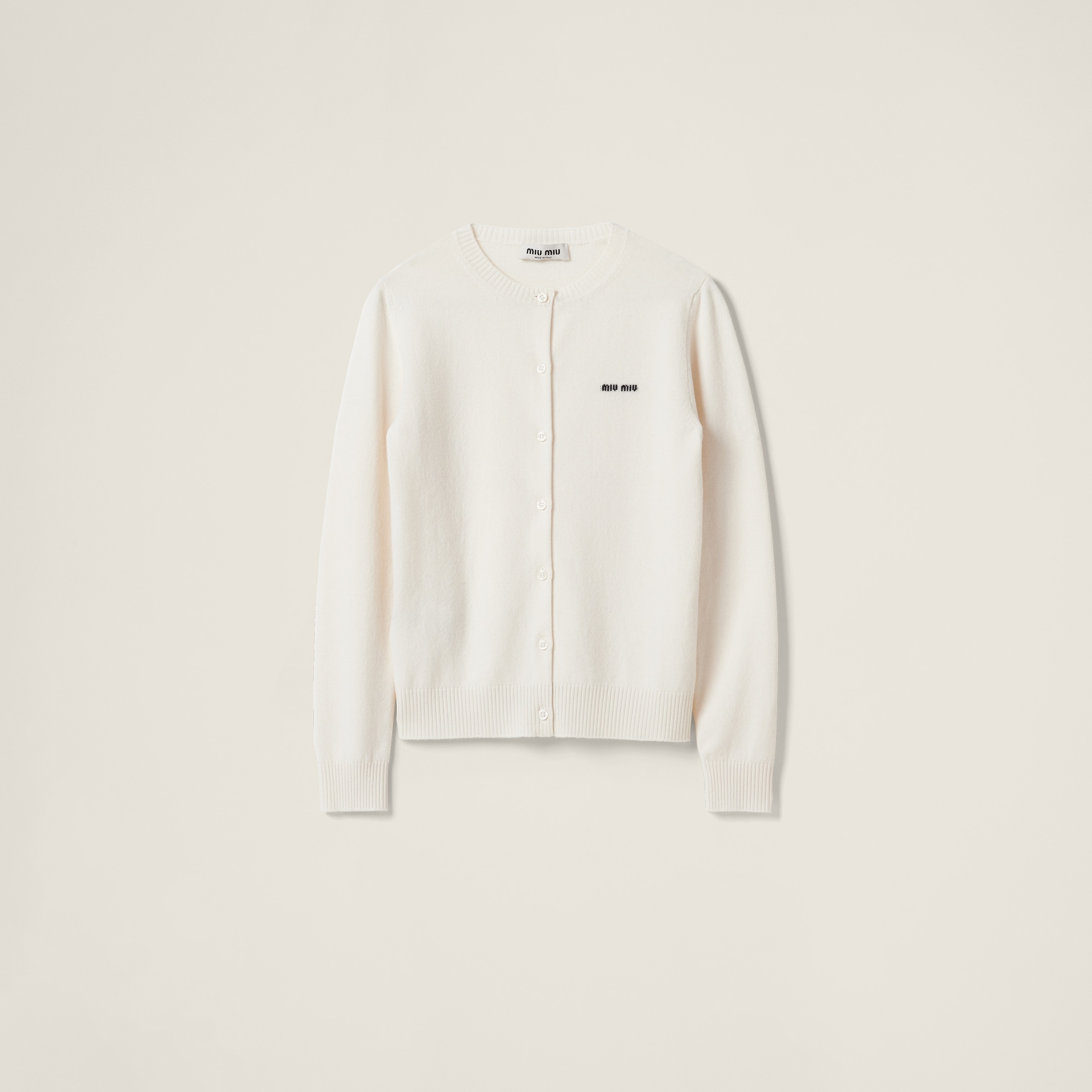 Cashmere knit cardigan - 1