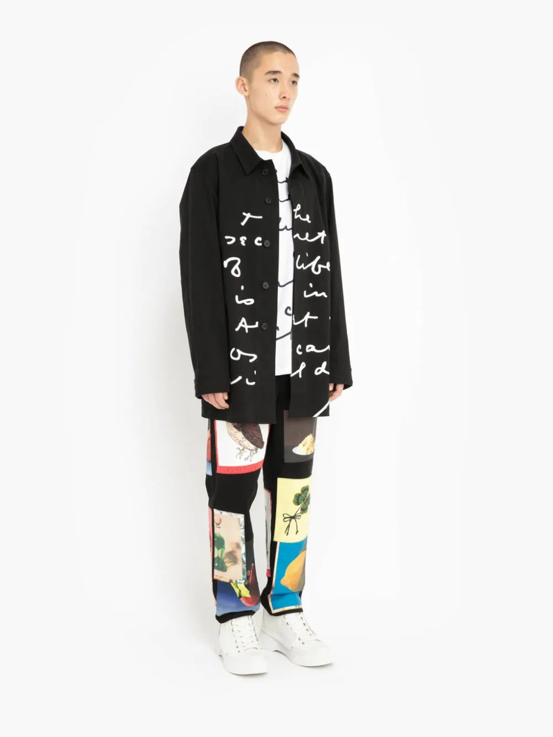OSCAR WILDE CAPSULE: QUOTE PRINT RELAXED FIT OVERSHIRT 4