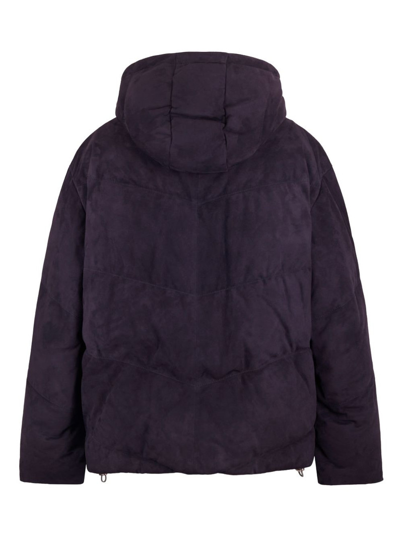 Brunello Cucinelli zip-up hooded jacket outlook