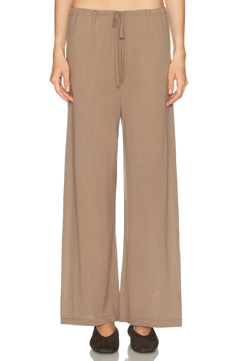 Tissue Cashmere Drawcord Pant - 1