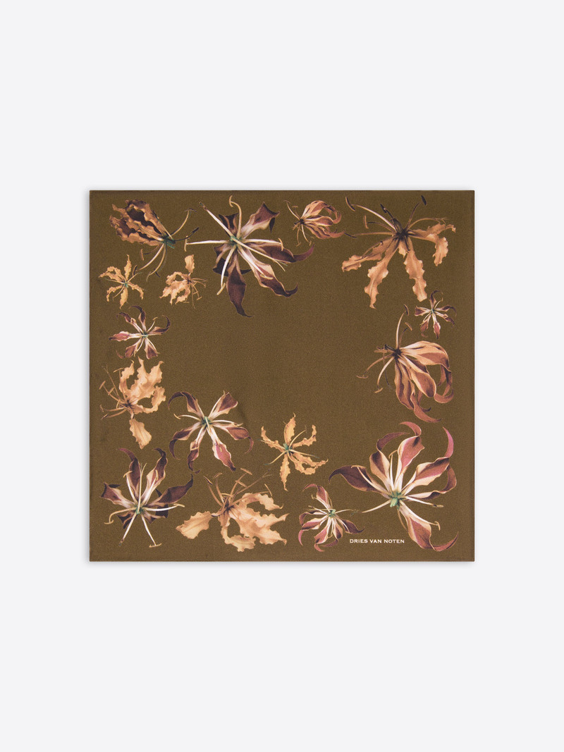 Dries Van Noten PRINTED SILK SCARF outlook