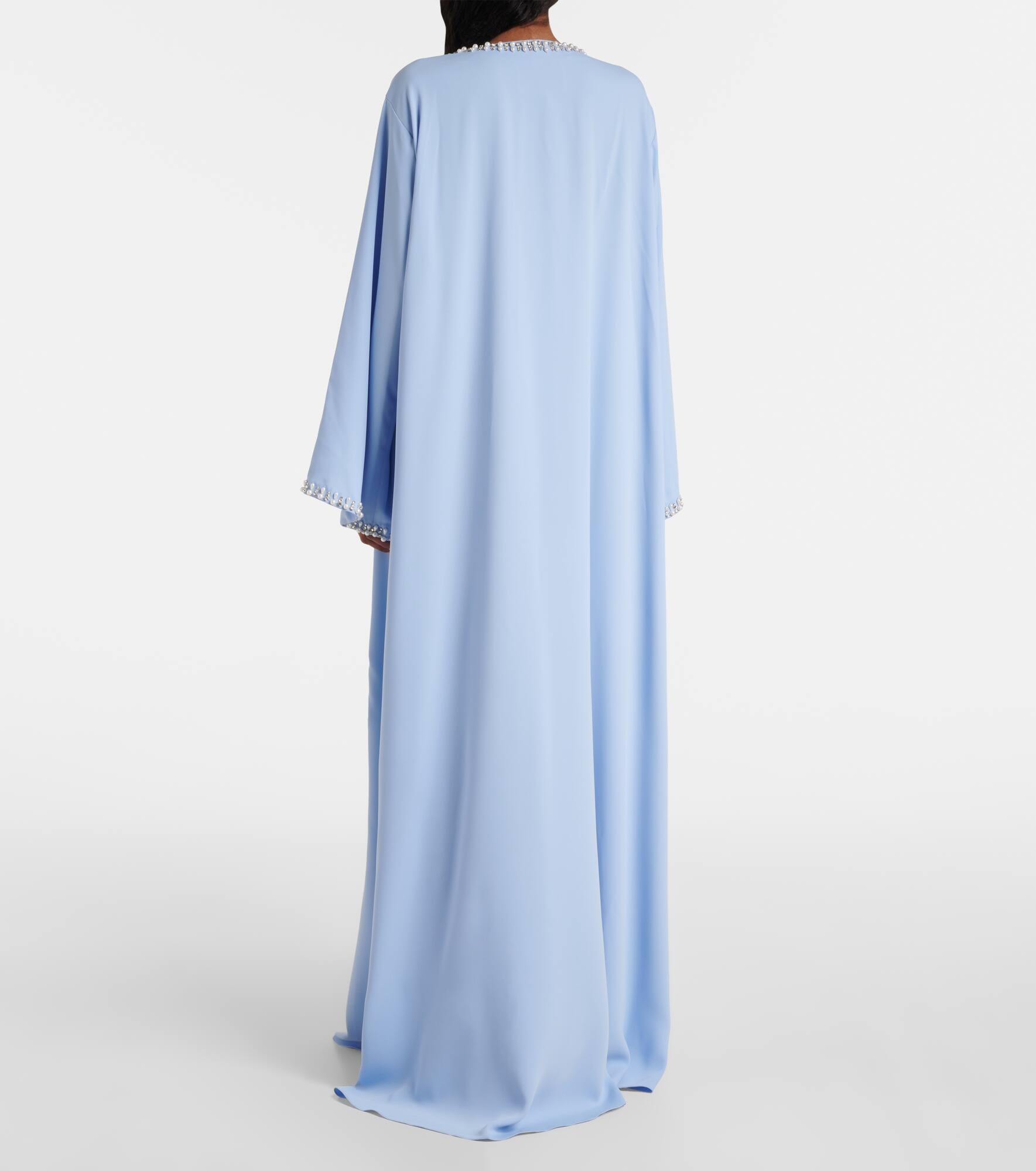 Embellished crêpe kaftan - 3