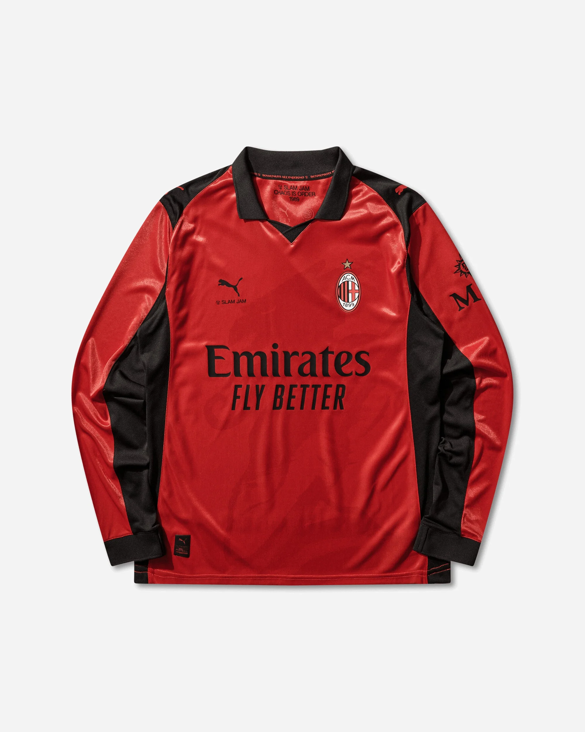 AC Milan x Slam Jam Longsleeve Jersey Red - 1