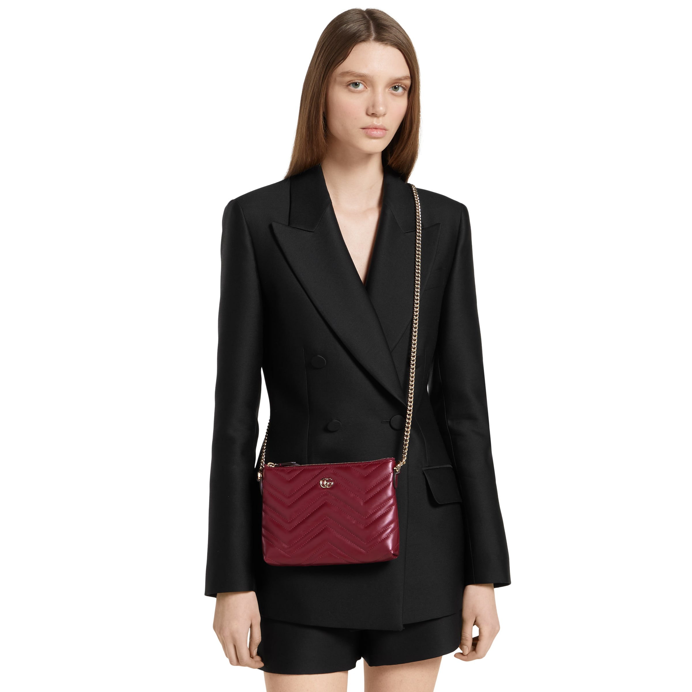 GG Marmont pochette with chain - 4