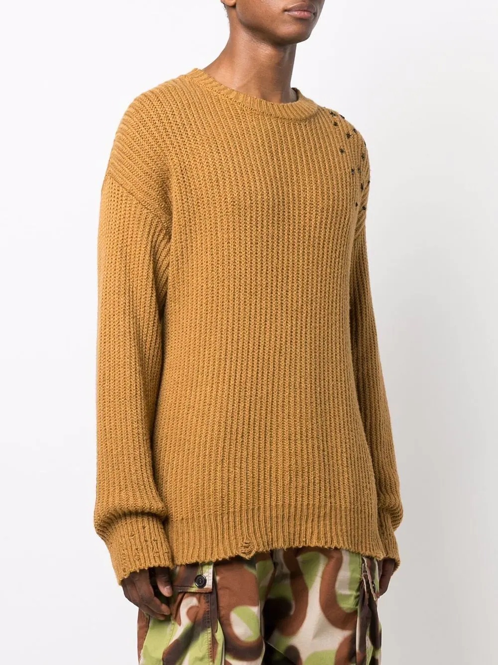 Ants rib-knit jumper - 3