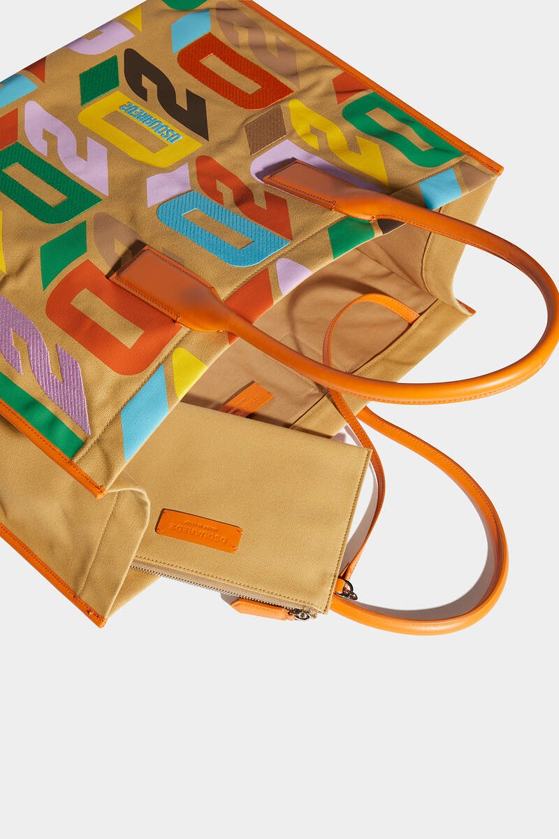 D2 MONOGRAM SHOPPING BAG - 5