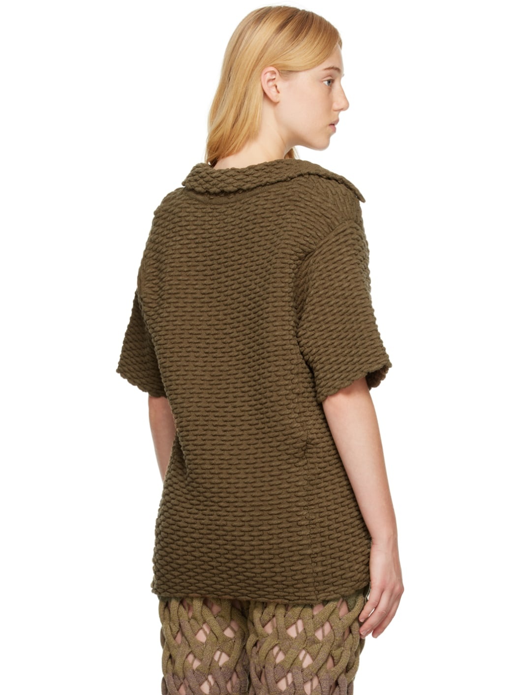 SSENSE Exclusive Khaki Peanut Polo - 3