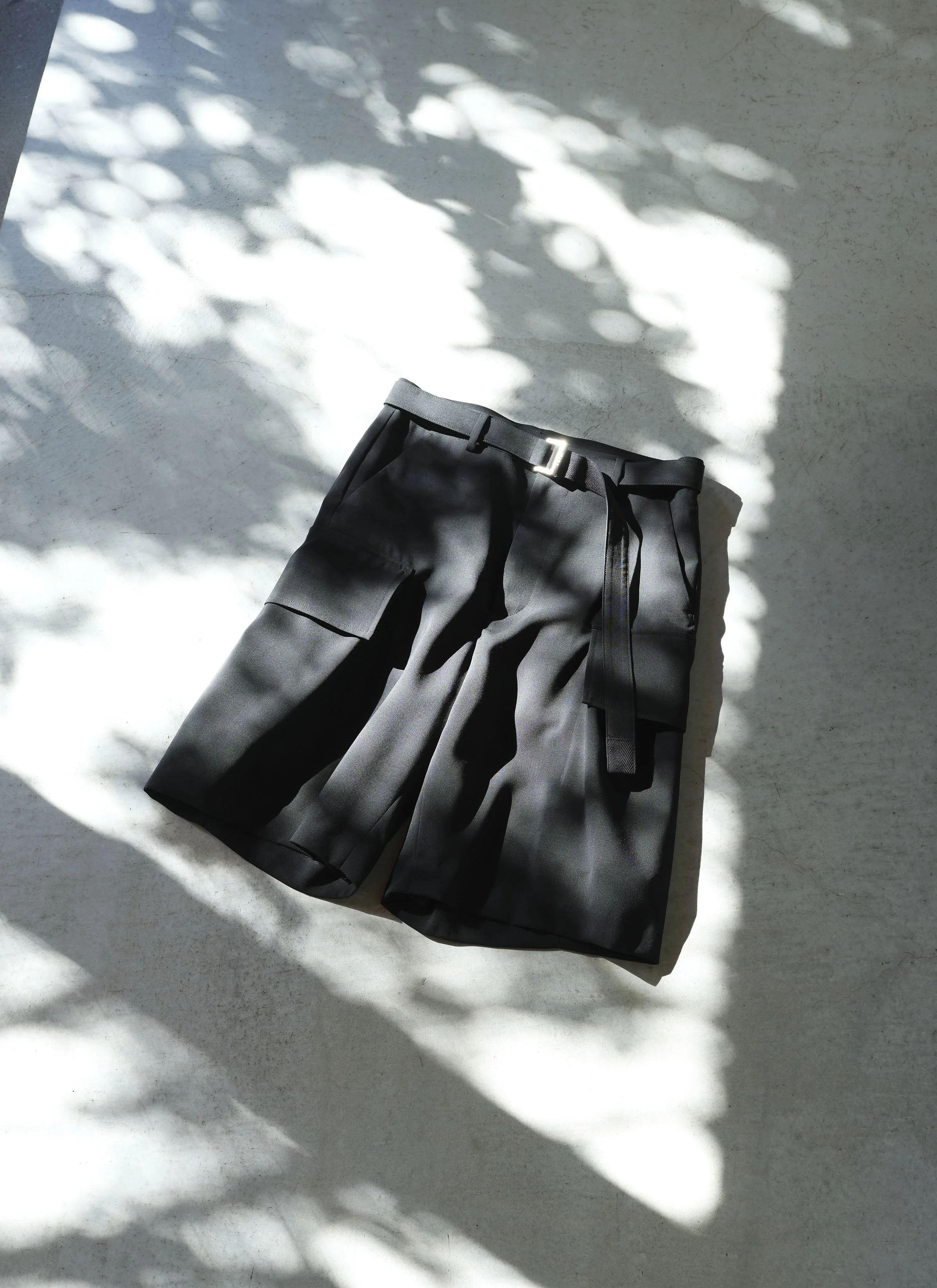 Wool Suiting Shorts - 1