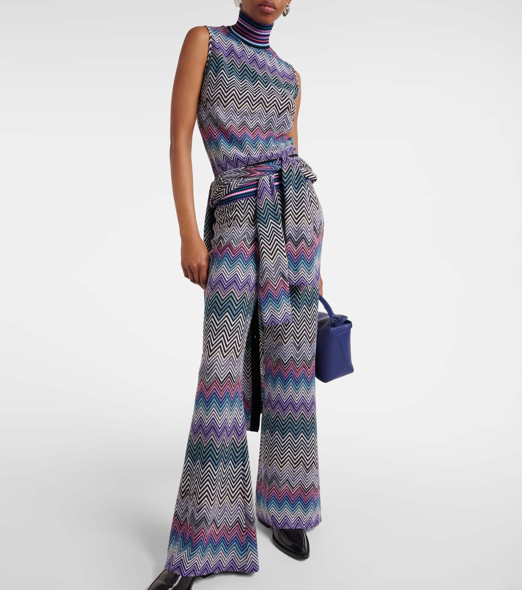 Zig Zag flared pants - 2