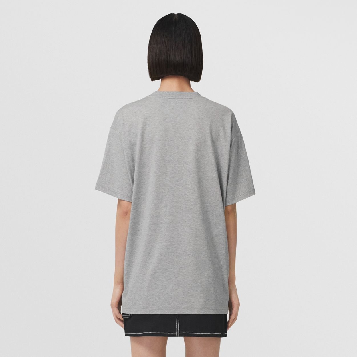 Pocket Detail Cotton Oversized T-shirt - 4