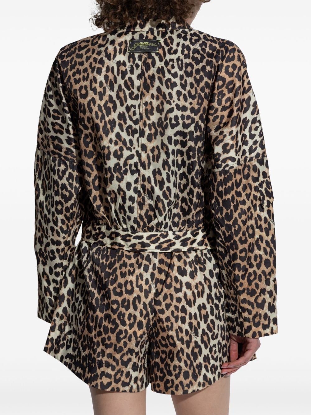 leopard-print jacket - 4