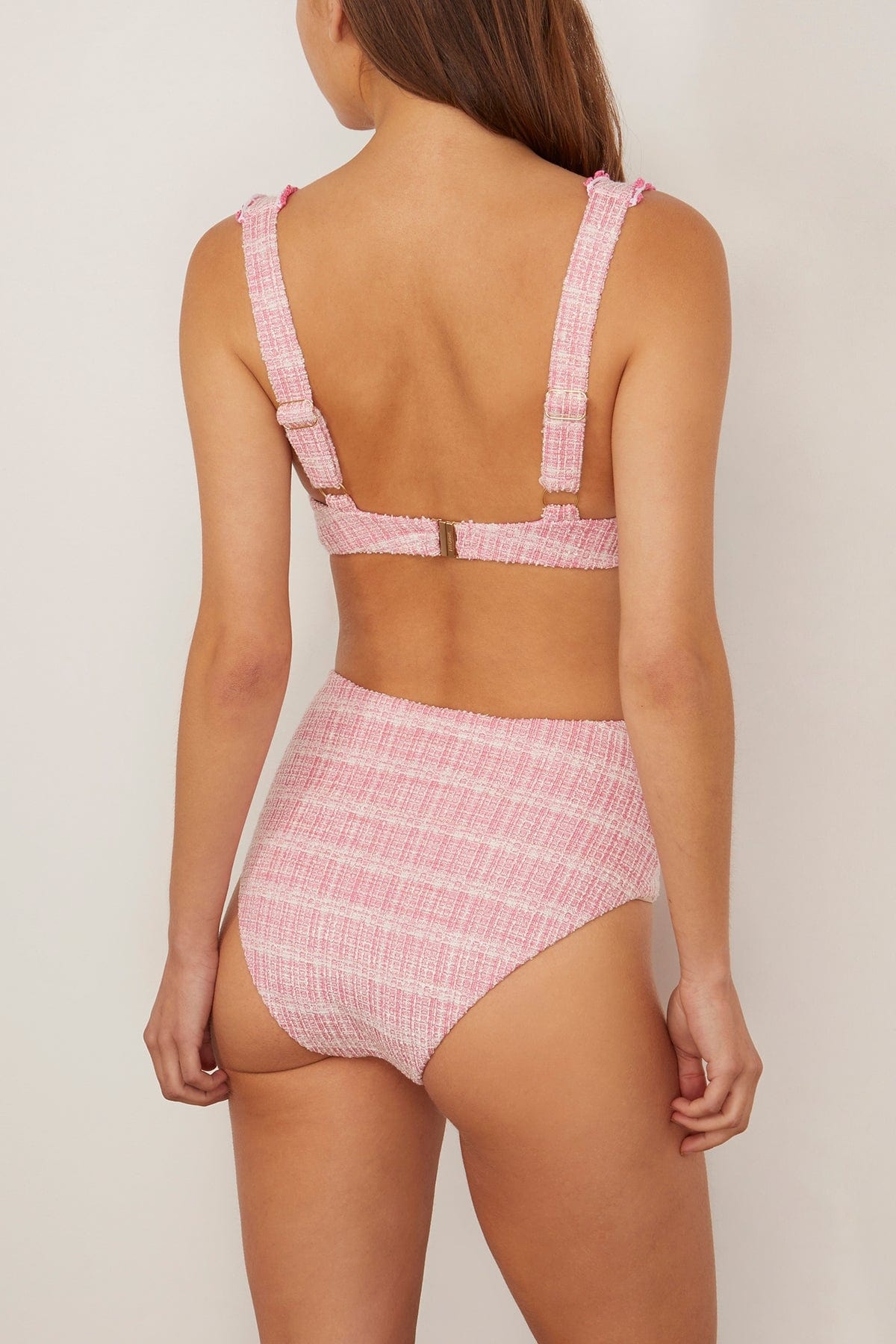 Klara Balconette Bikini Top in Berry Multi - 4