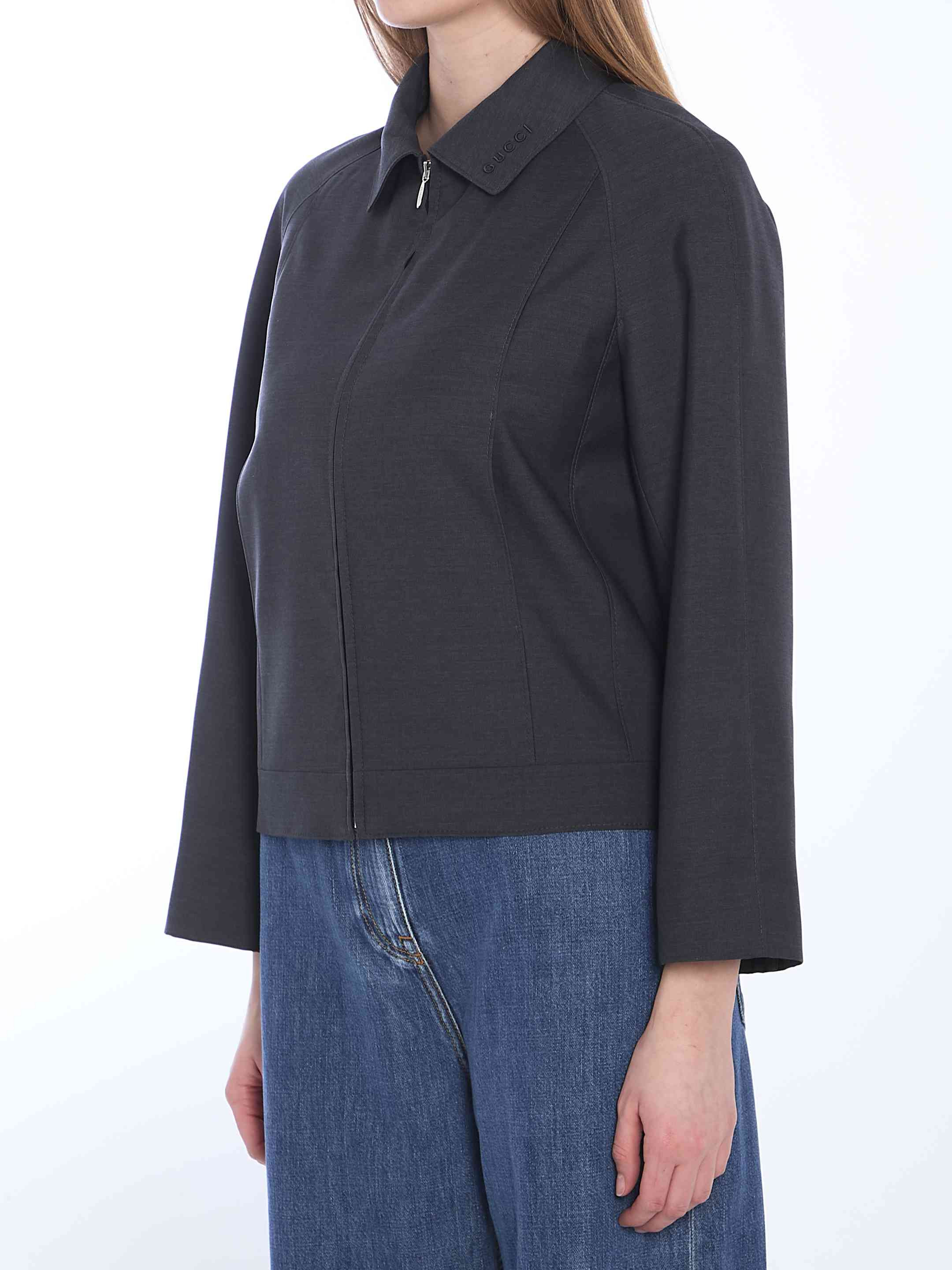Gucci Women Wool Bomber Jacket - 2