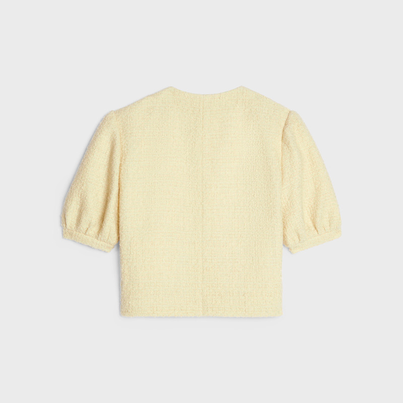 CELINE cardigan JACKET IN bouclé tweed outlook