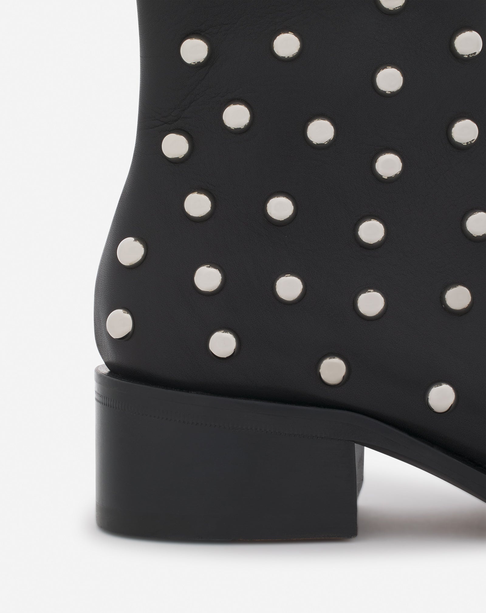 MEDLEY STUDDED LEATHER ANKLE BOOTS - 5