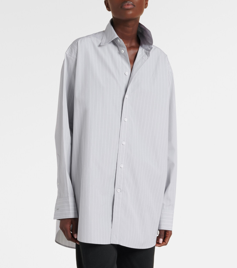 PHOEBE PHILO Striped cotton poplin shirt outlook