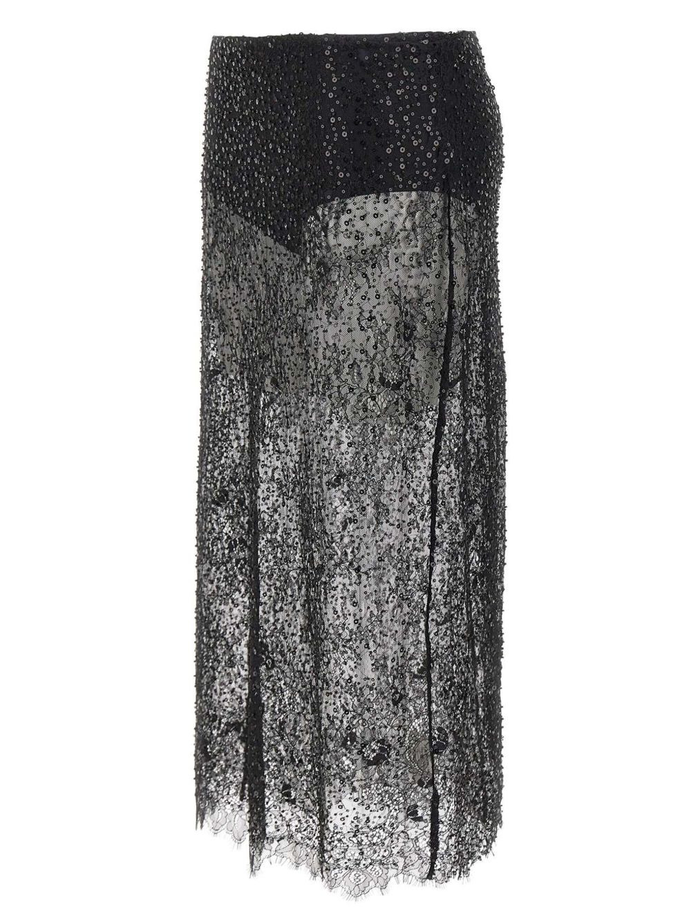 Risa sequin-embellished midi skirt - 3