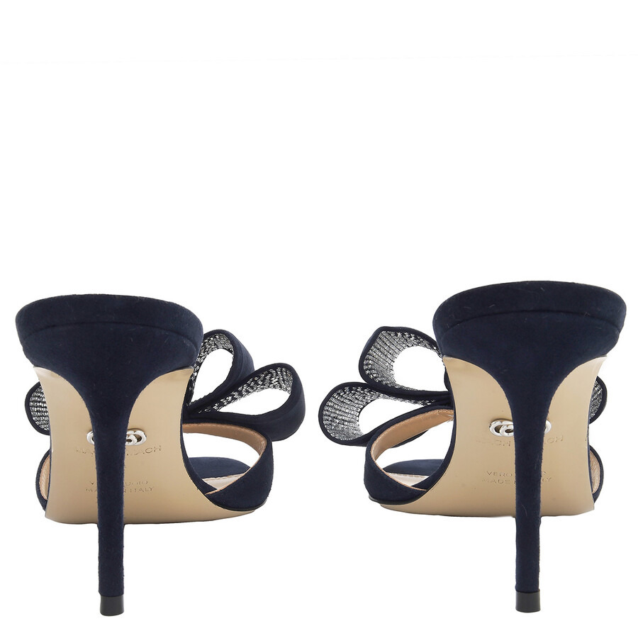 Mach & Mach Le Cadeau Suede Mules - 3