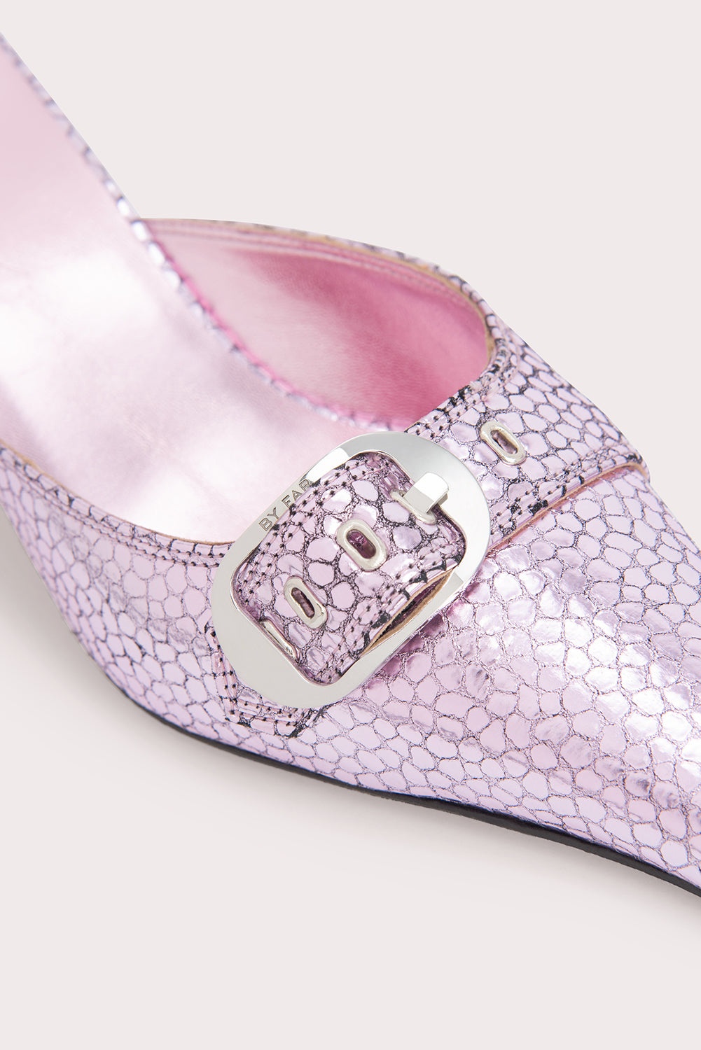 Evelyn Pale Pink Flagstone Leather - 5