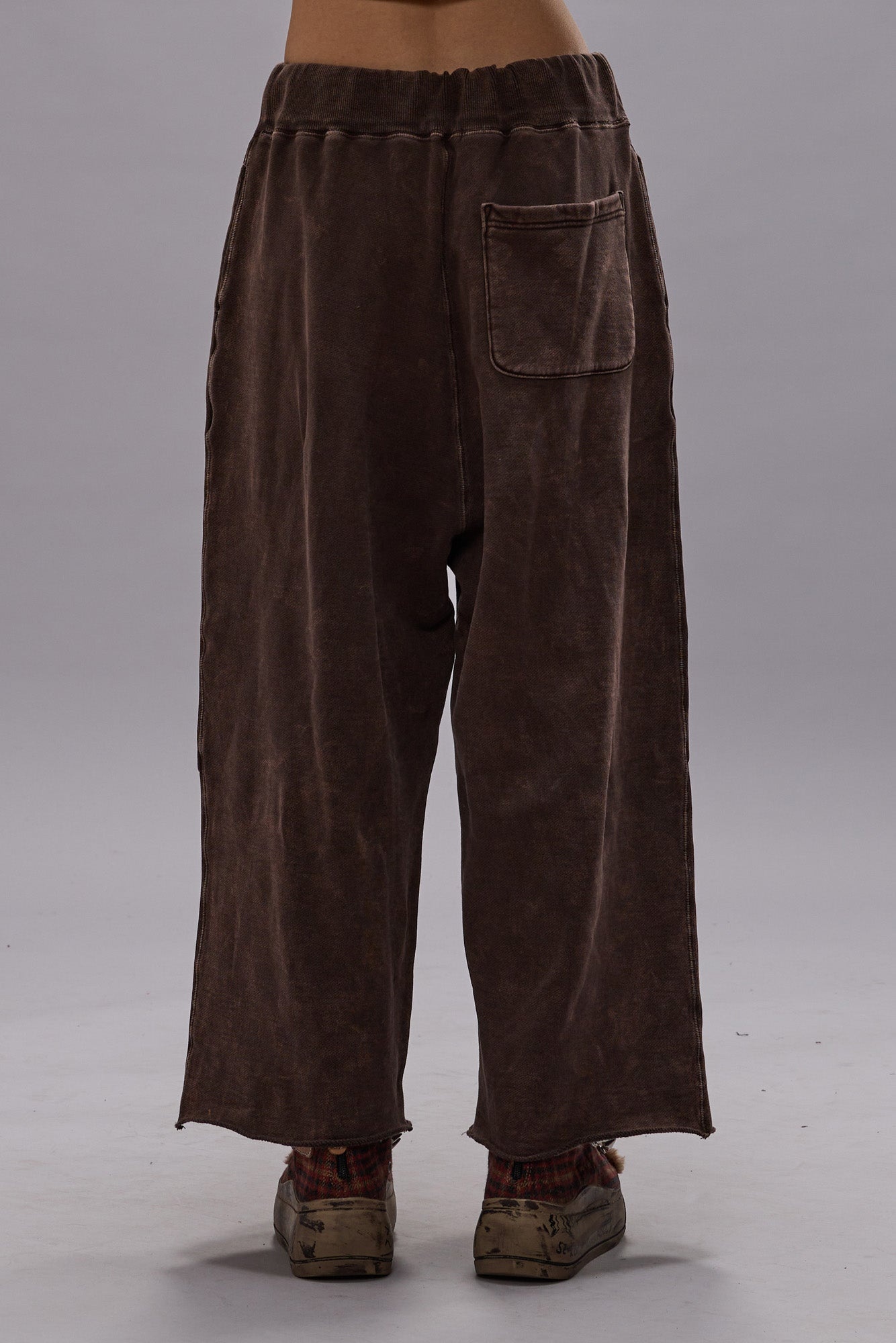 ARTICULATED KNEE SWEATPANT - BROWN - R13 - 4