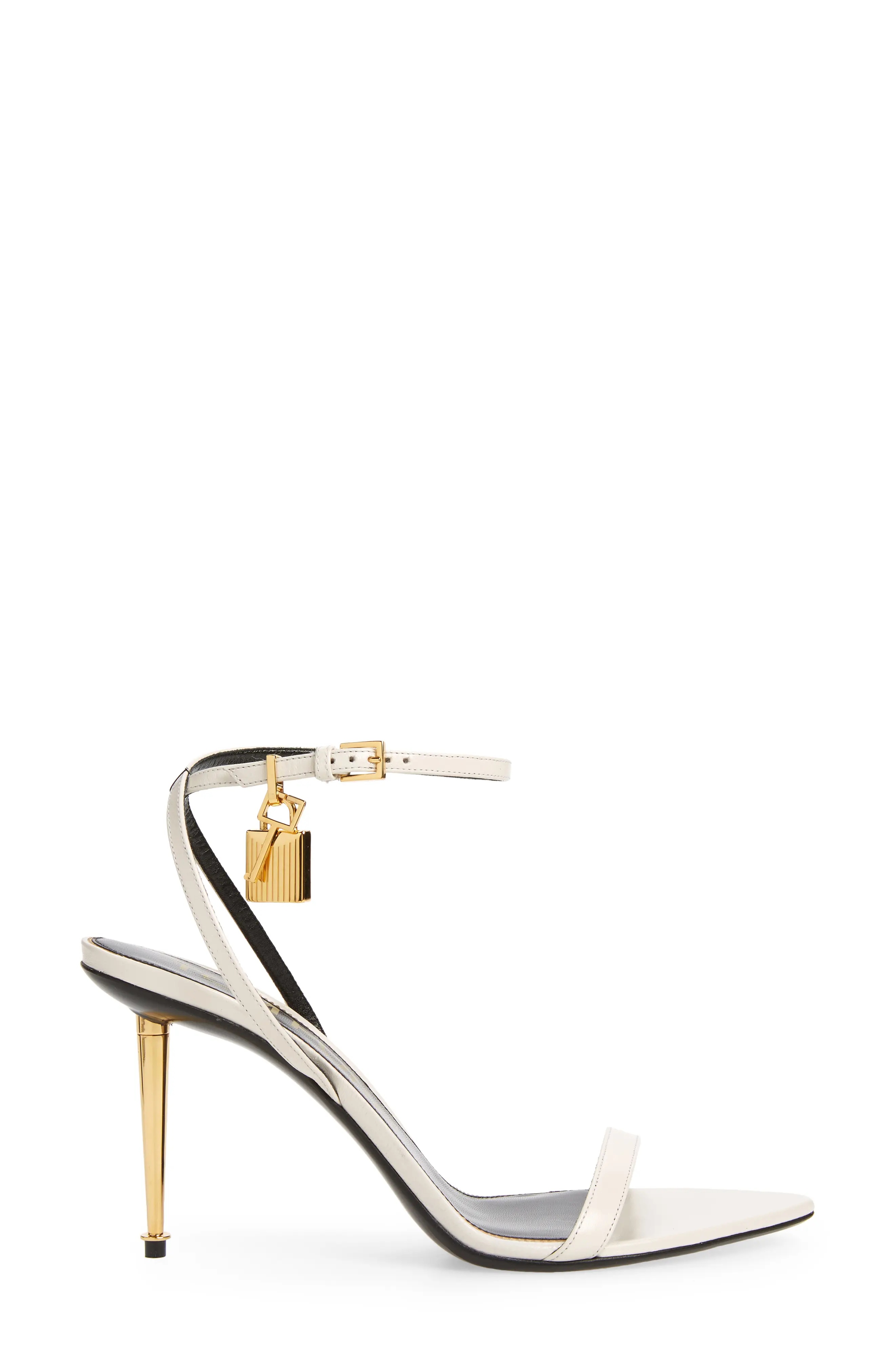 Padlock Naked Pointy Toe Sandal - 3