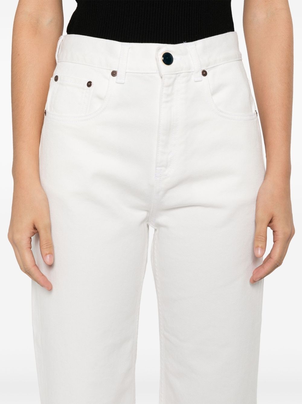logo-patch jeans - 5