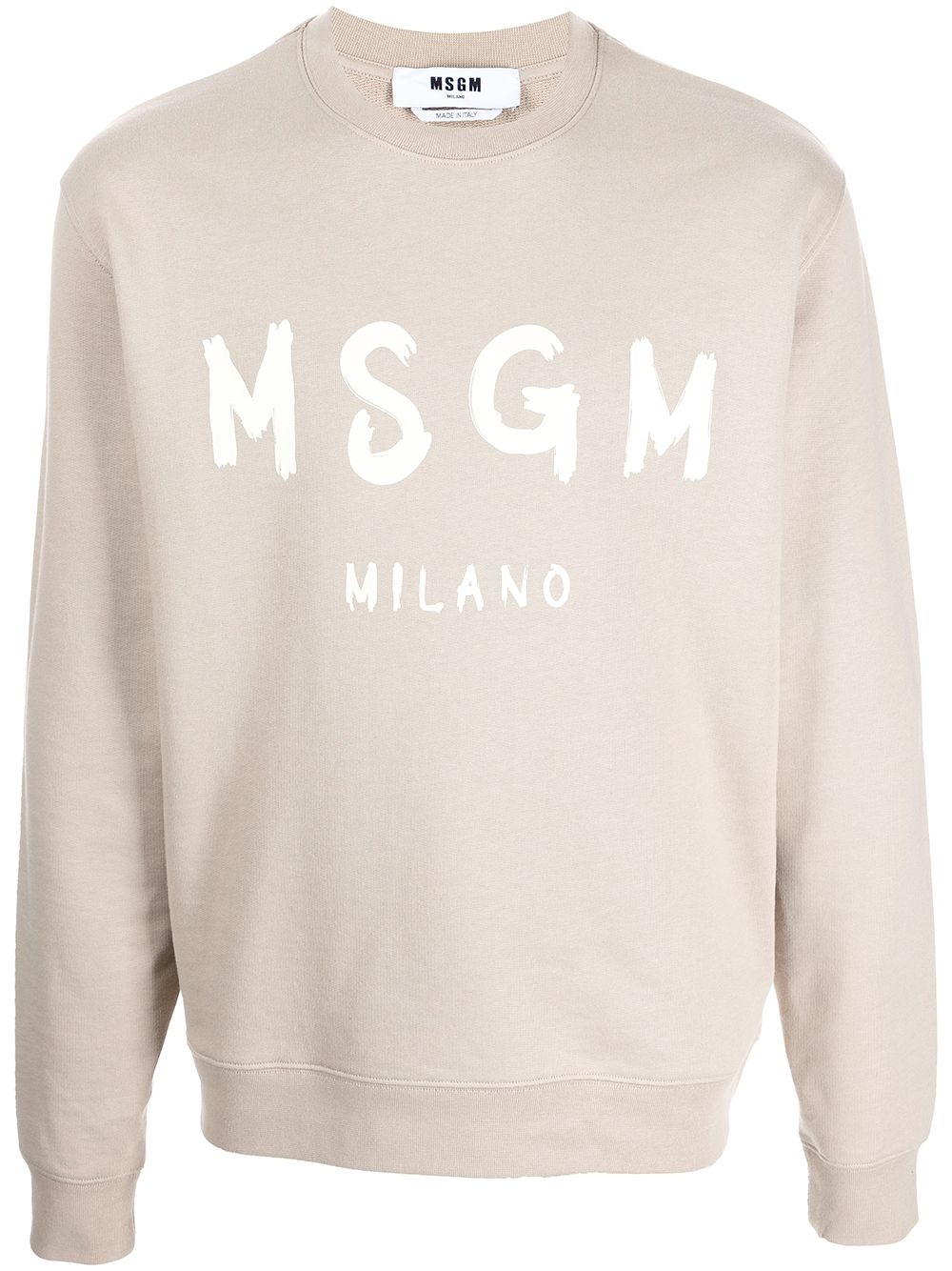 logo lettering sweatshirt - 1