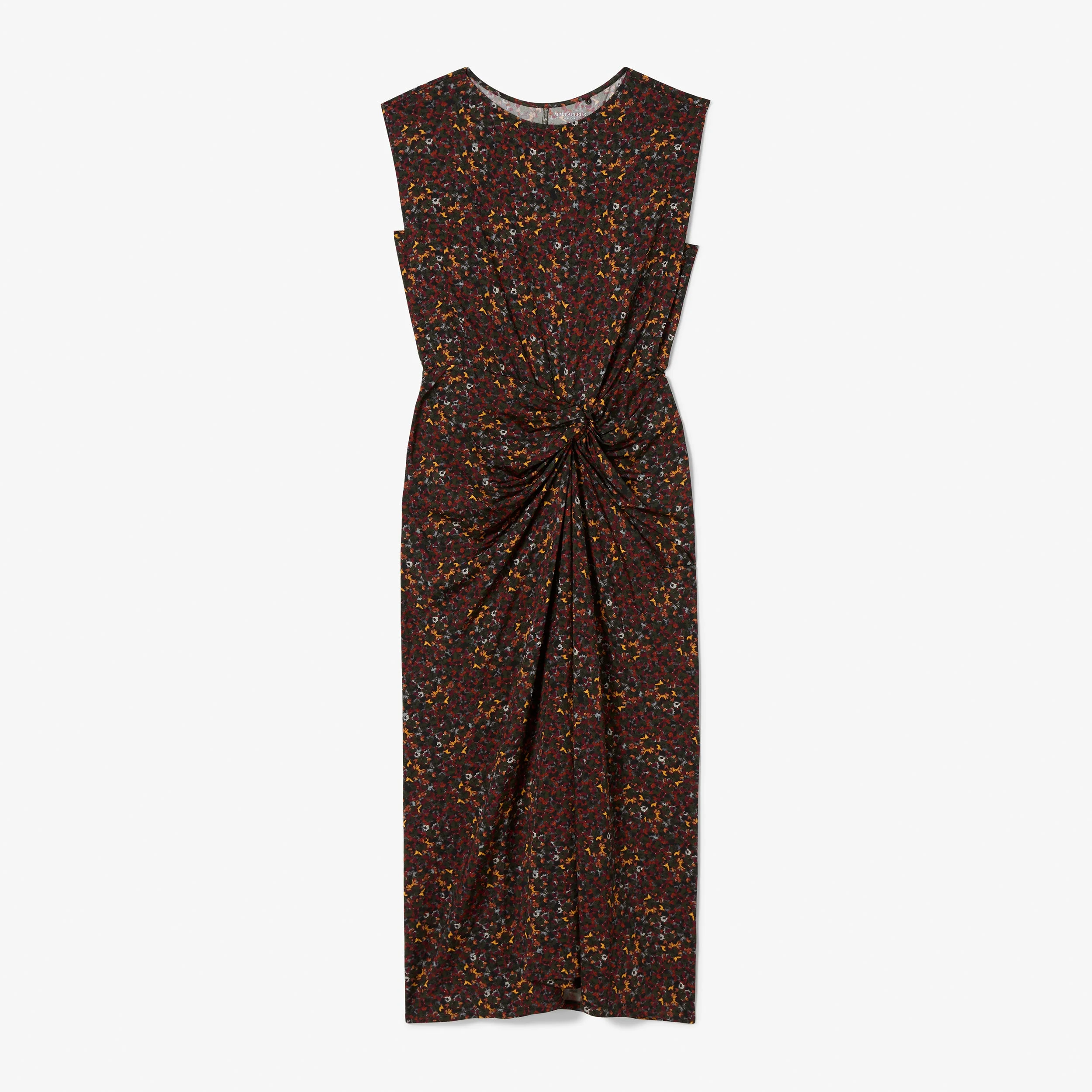 Zita Drape Dress - Printed Jersey - 1