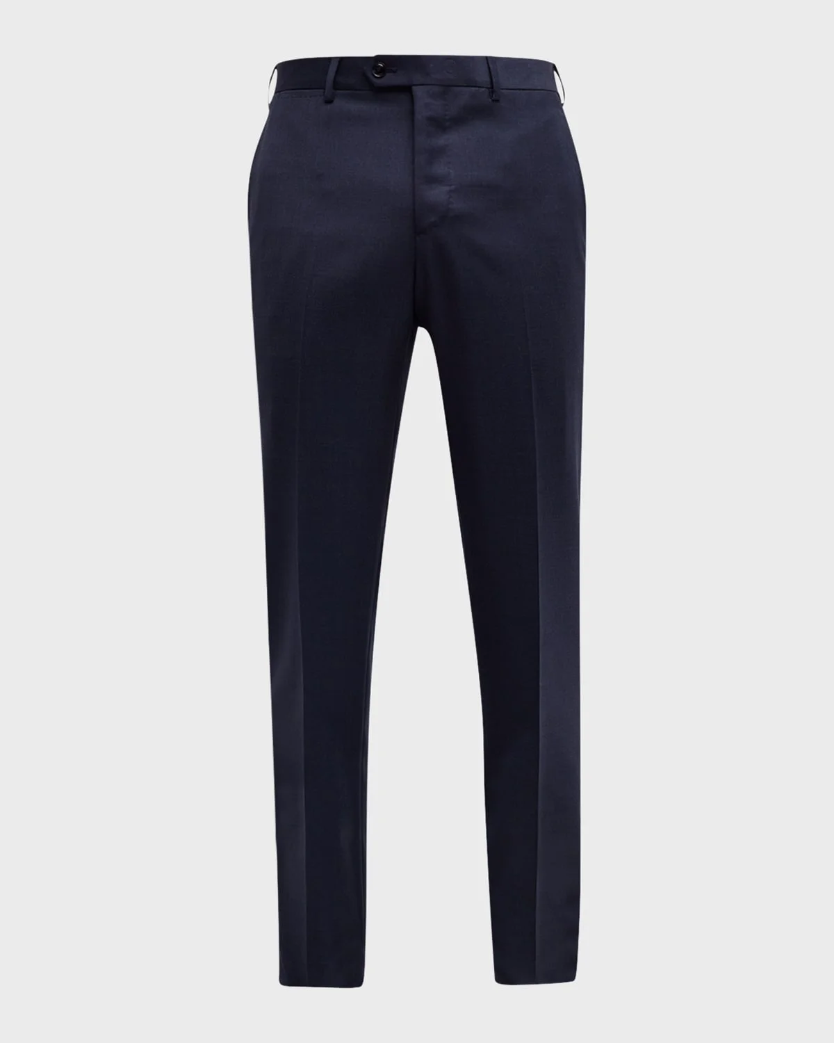 Men's Solid Wool Dress Pants - 1