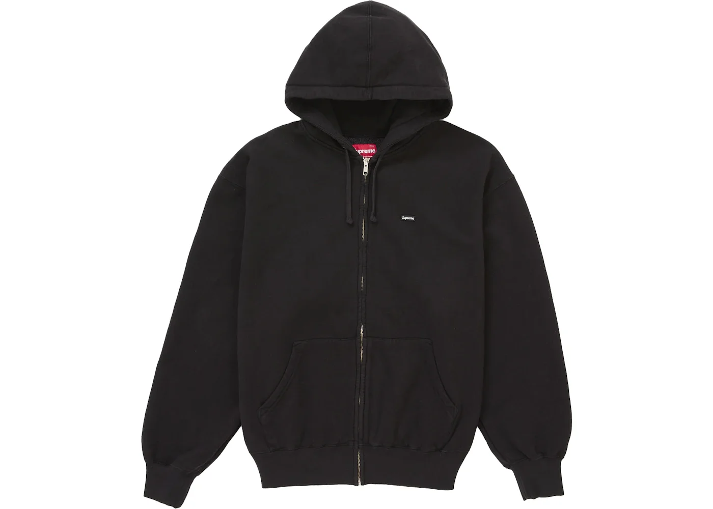 Supreme Small Box Zip Up Hooded Sweatshirt (FW25) Black - 1