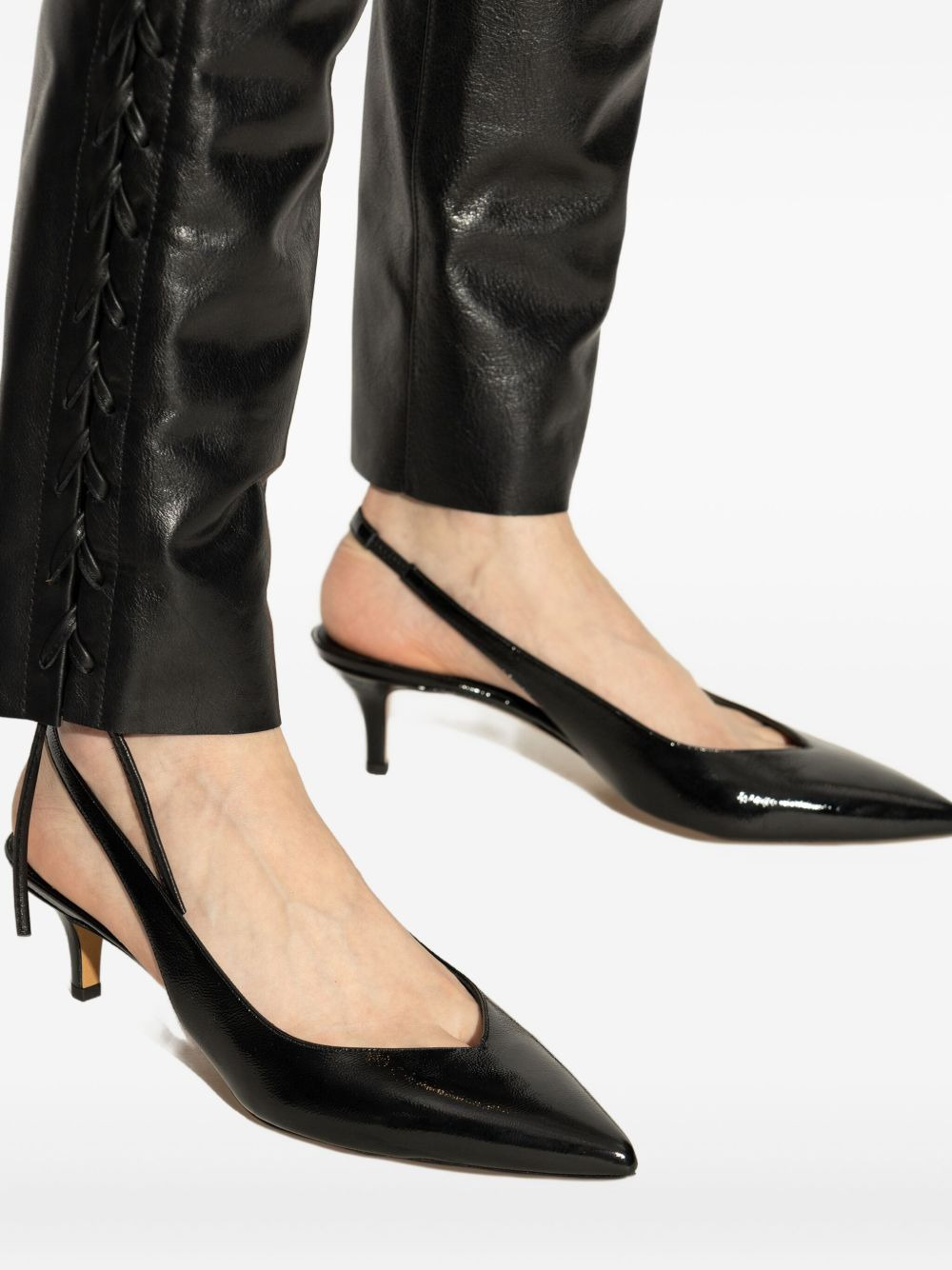 50mm Padim slingback pointed-toe pumps - 5