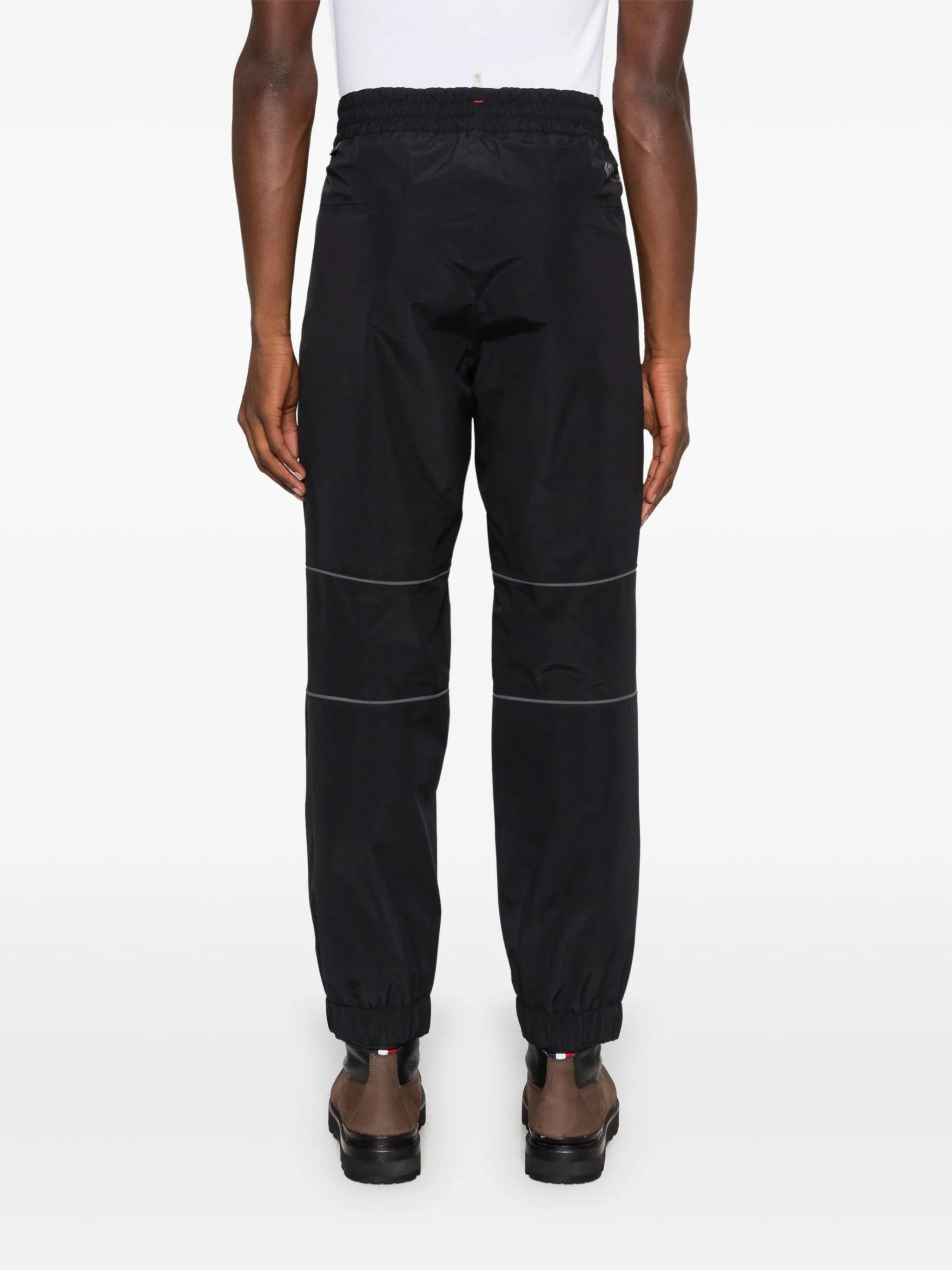 logo-embossed track pants - 4