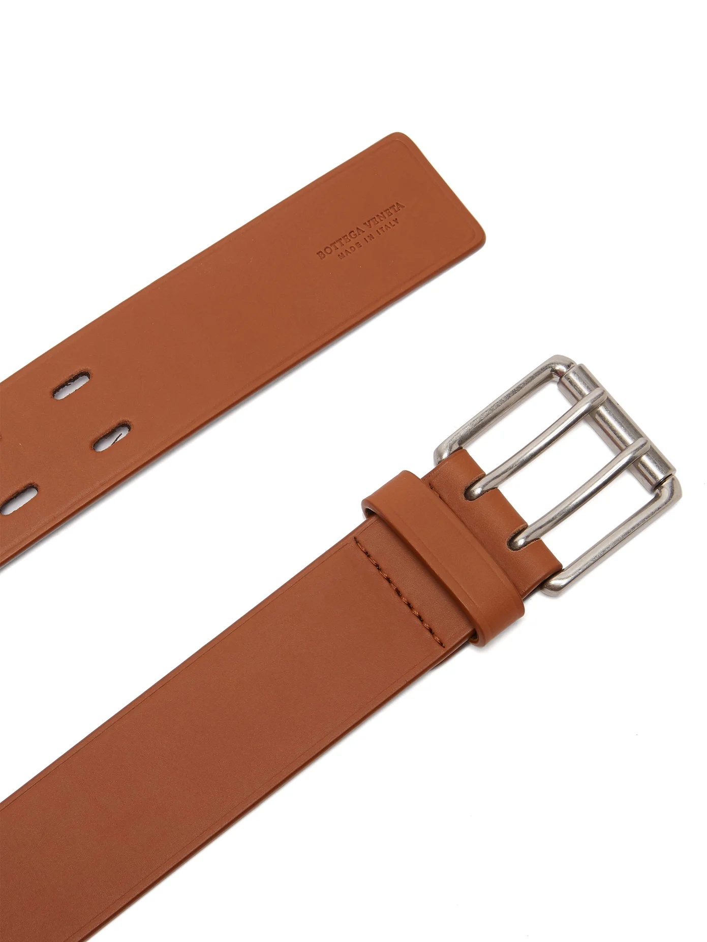 Smooth leather belt - 5