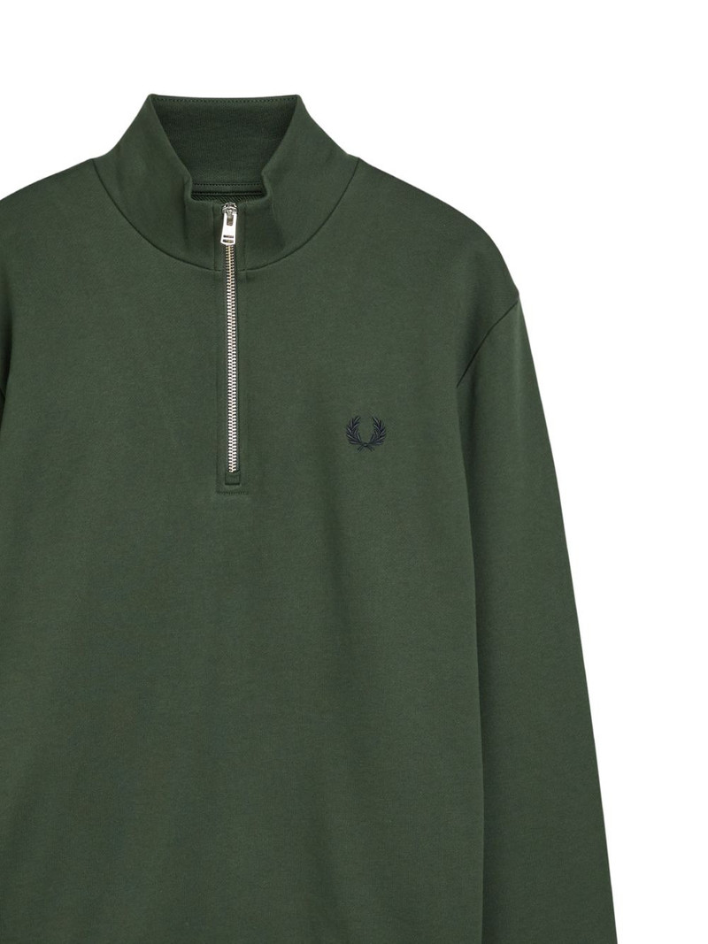 Fred Perry zip detail sweatshirt outlook