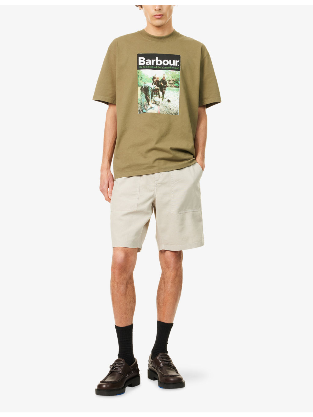 Patch-Pocket Relaxed-Fit Linen-Cotton Short - 2