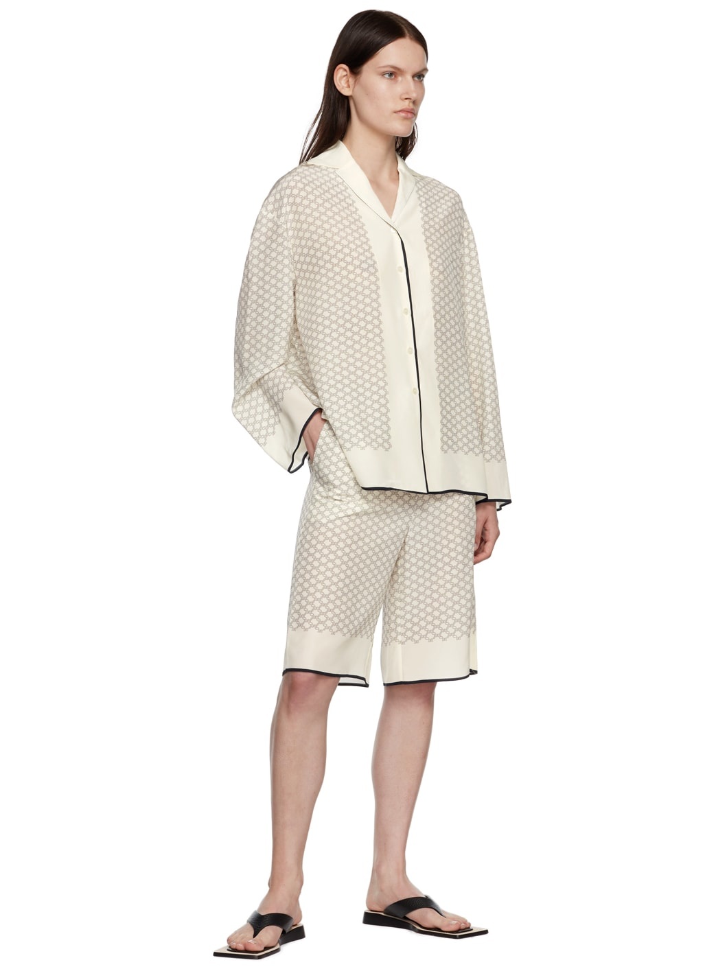 Off-White Strap Shorts - 4