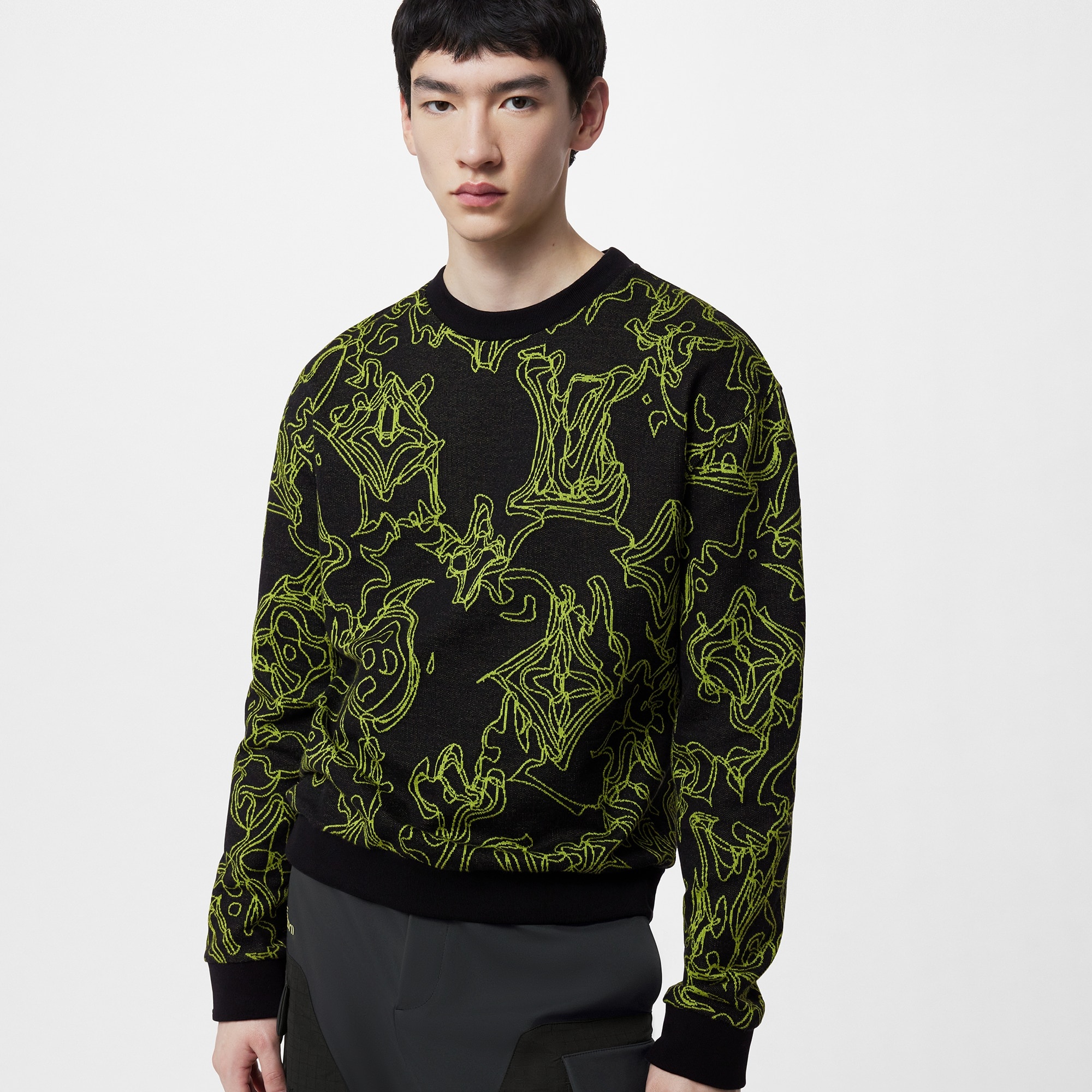 Monogram Cotton Crewneck - 4