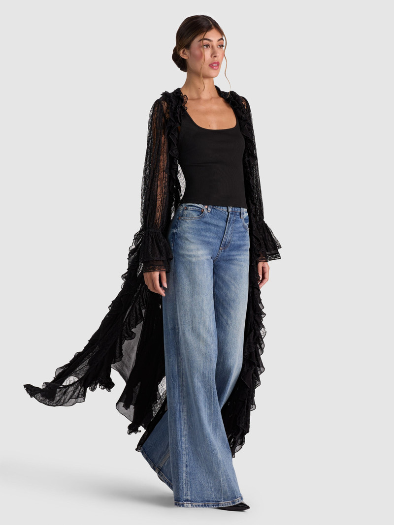 CHER RUFFLE MAXI ROBE 5
