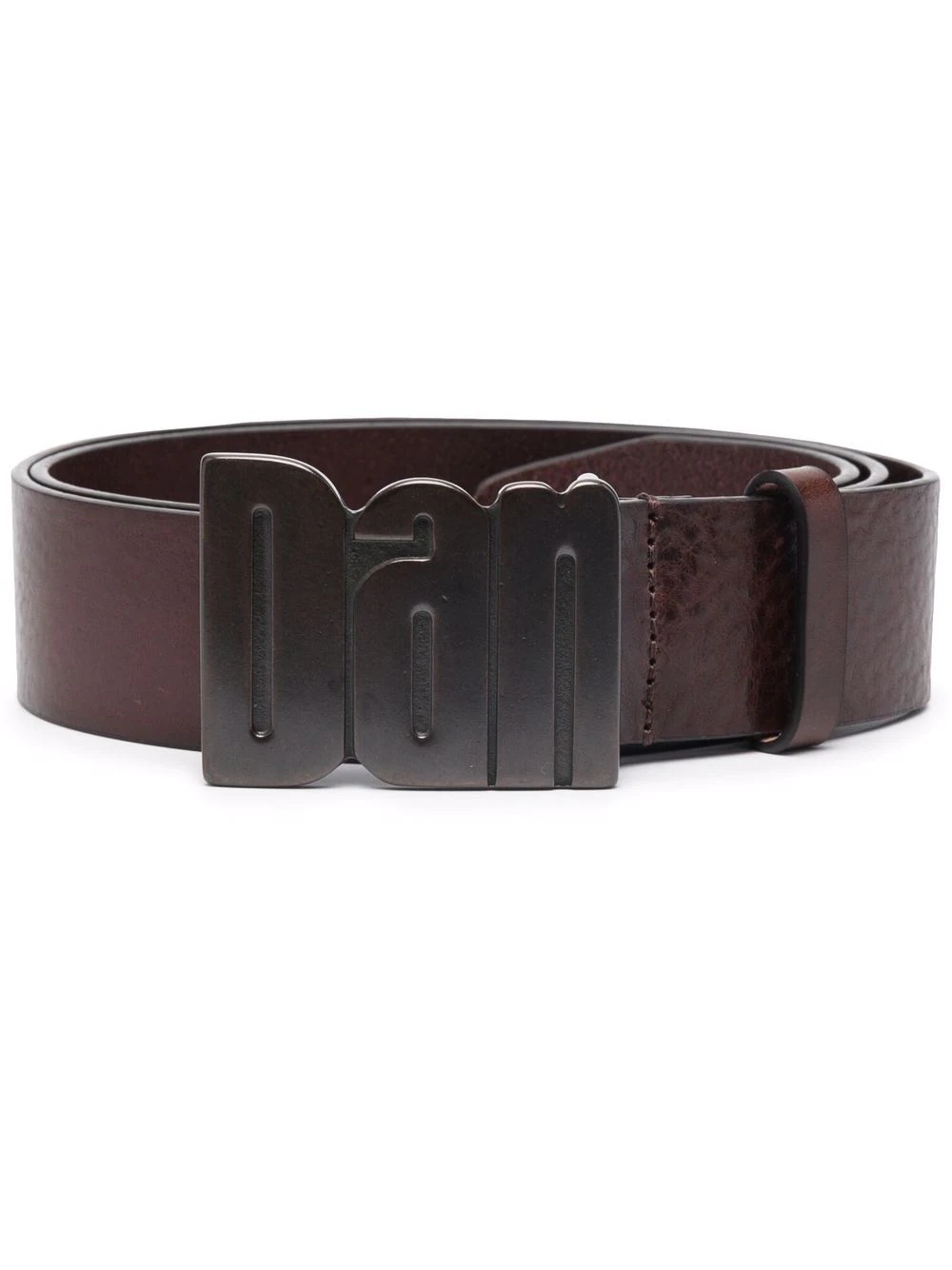 logo buckle belt - 1