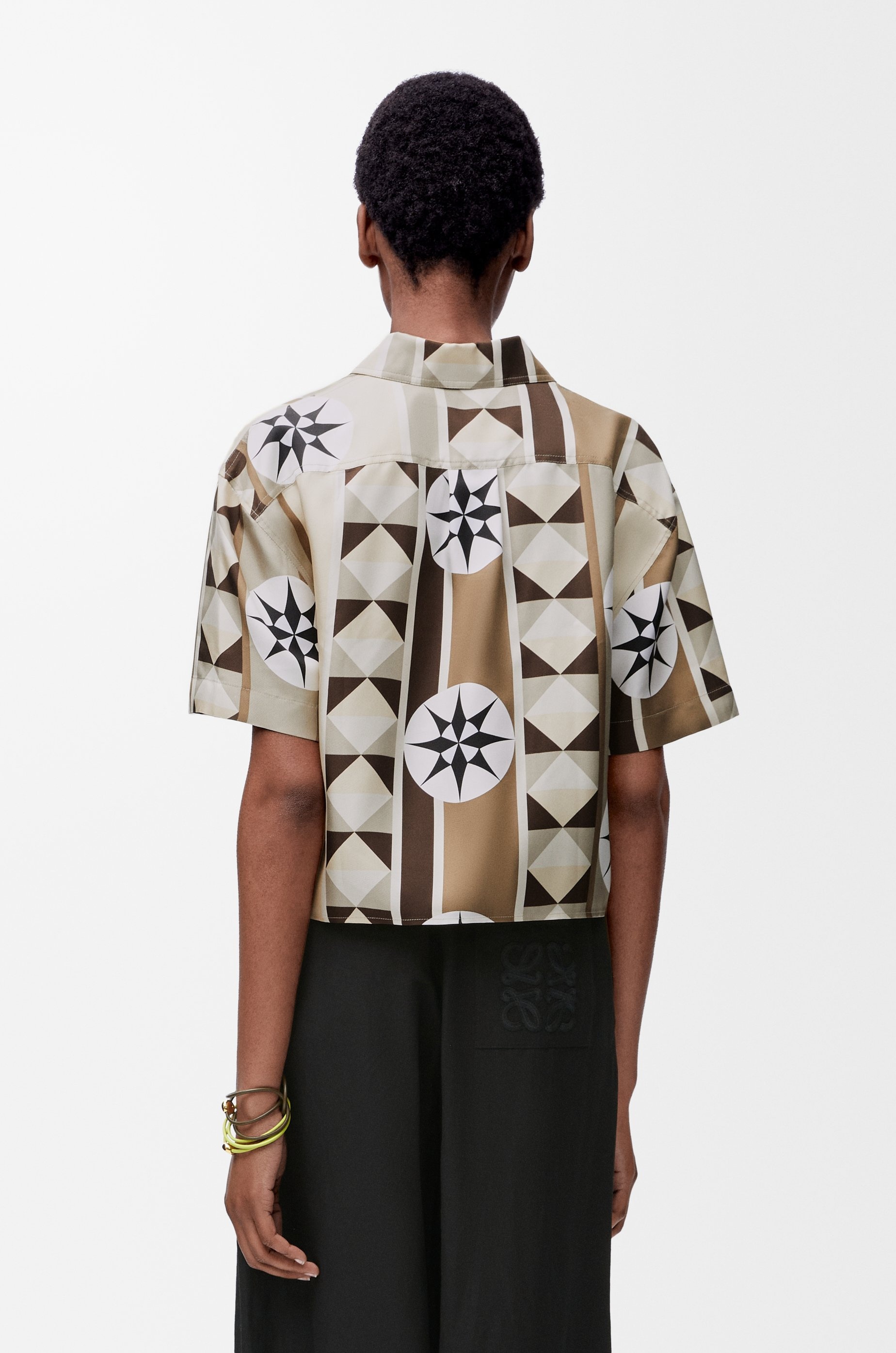 Short sleeve shirt in silk - 4