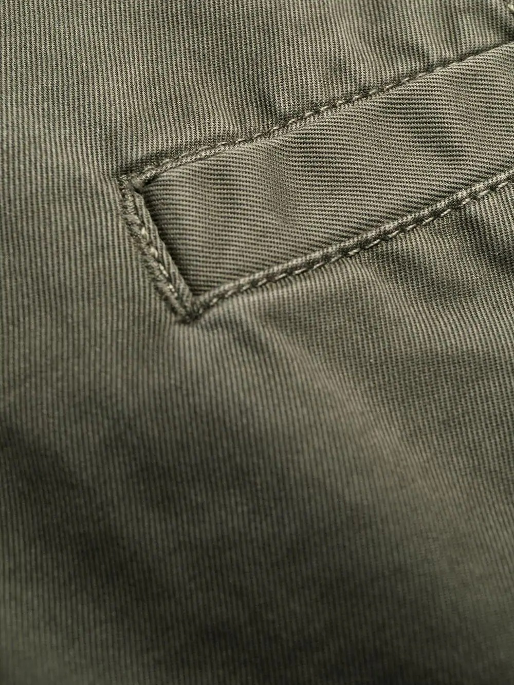 slim-cut cargo trousers - 7