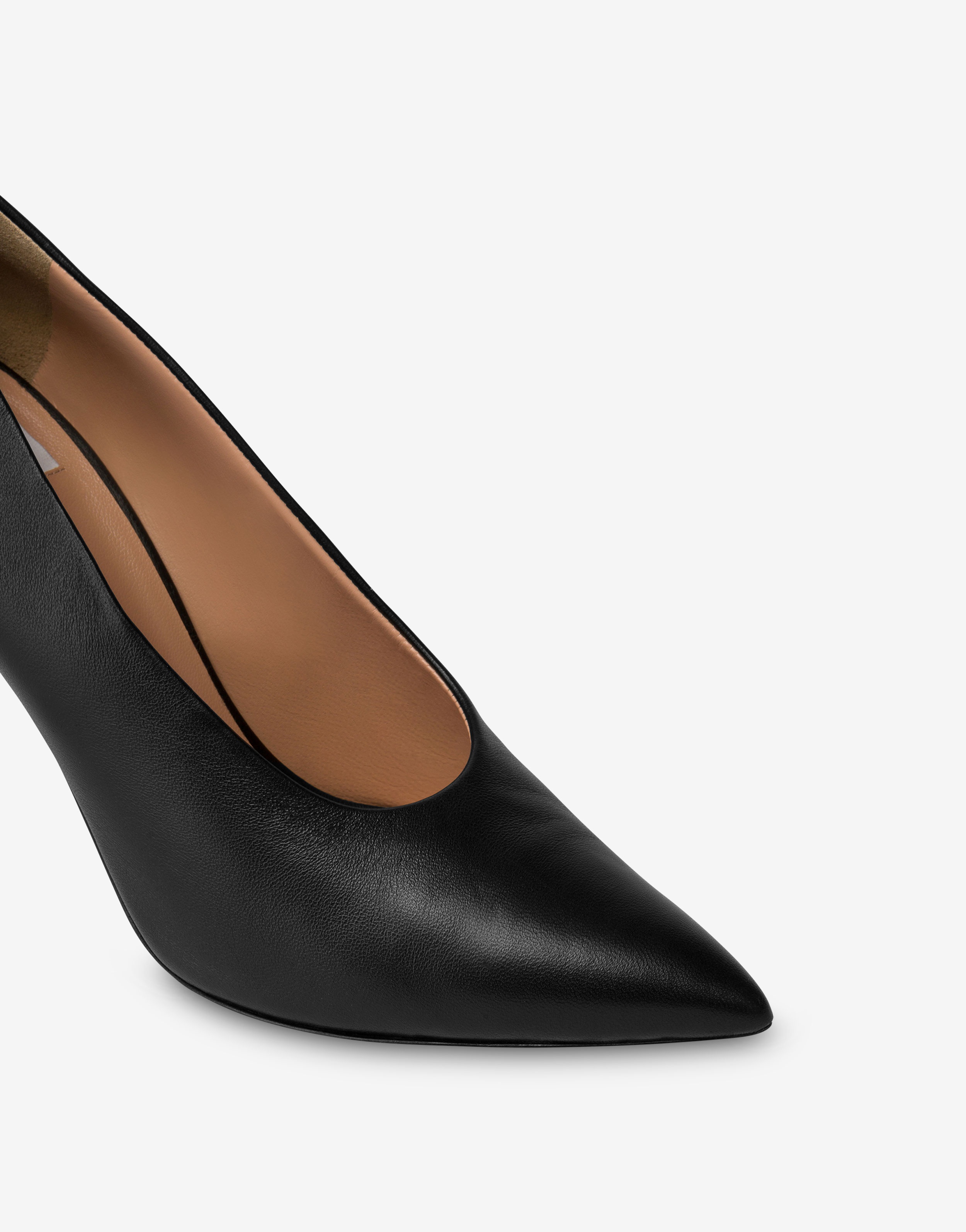 NAPPA LEATHER PUMPS WITH STUD - 4